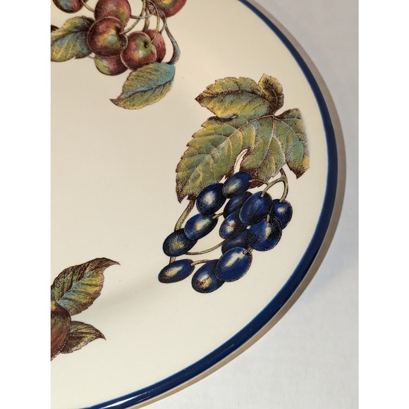 Pier 1 Imports Macintosh 14" Oval Serving Platter Earthenware - England - Picture 2 of 9